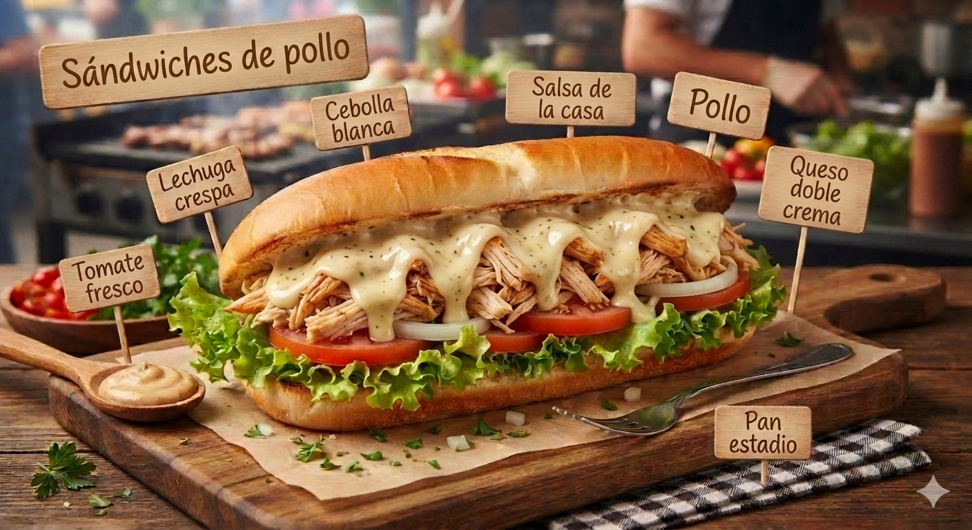 Sandwichs de pollo