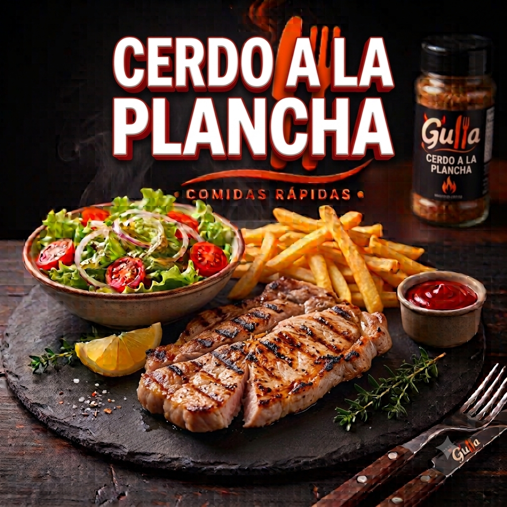 Cerdo a la plancha