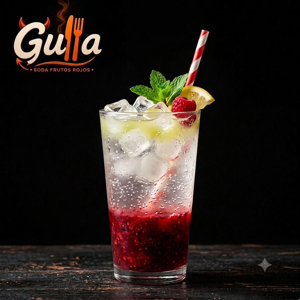 Soda frutos rojos