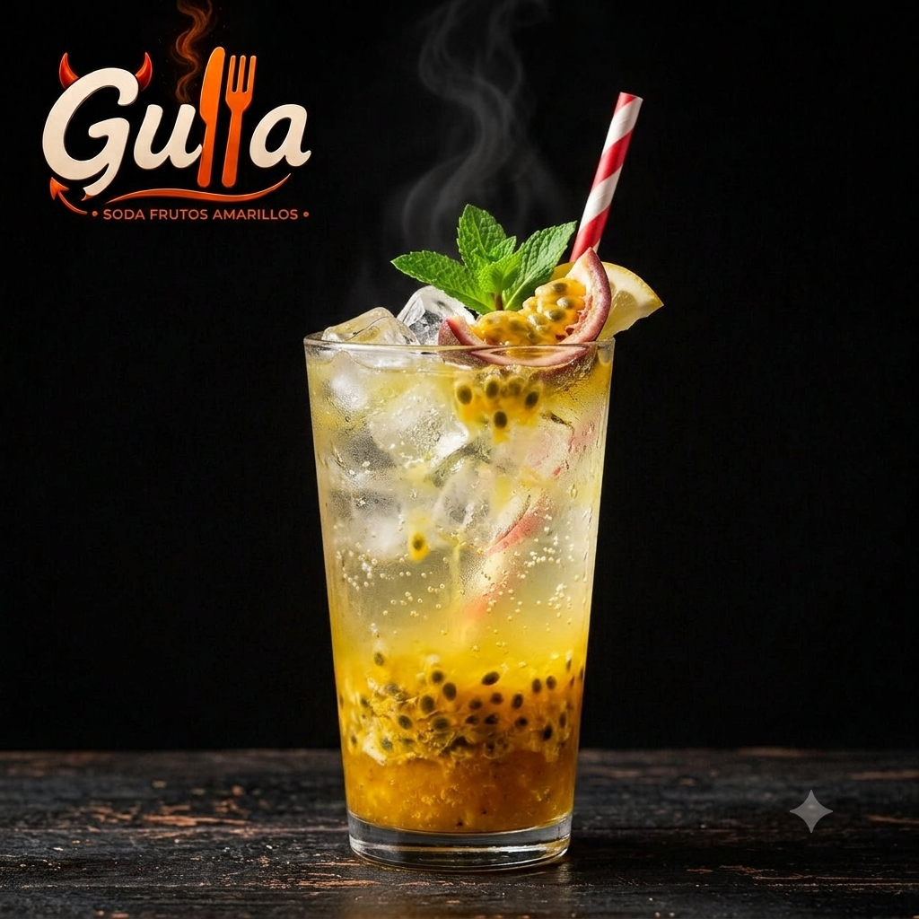 Soda frutos amarillos