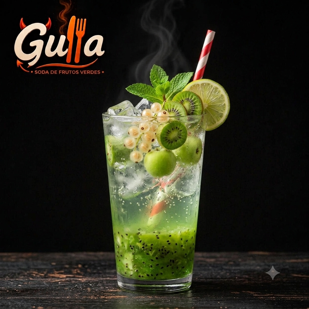 Soda frutos verdes
