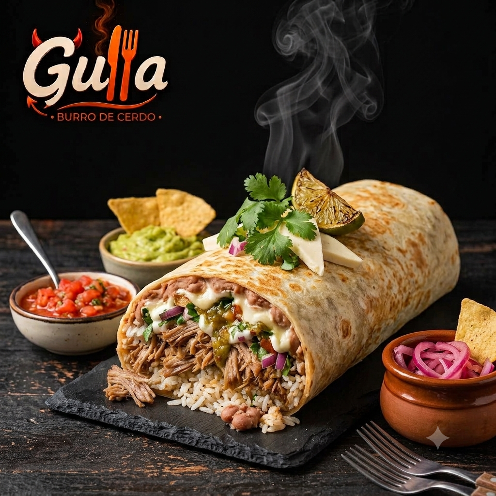 Burrito de cerdo