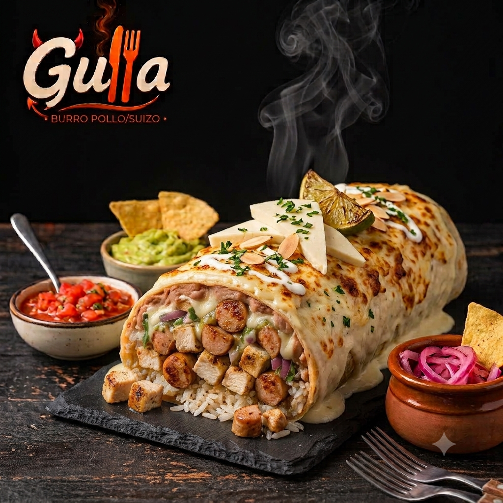 Burrito suizo/pollo