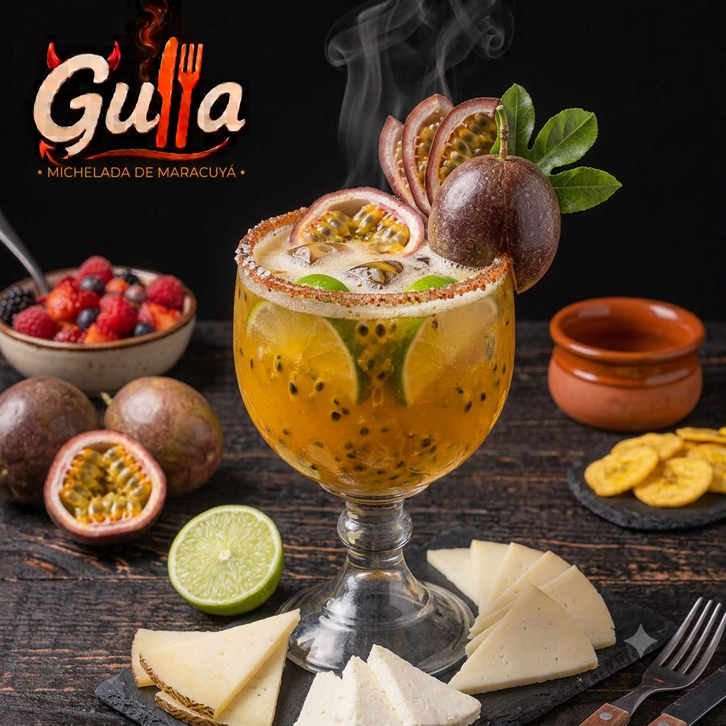Michelada de maracuya