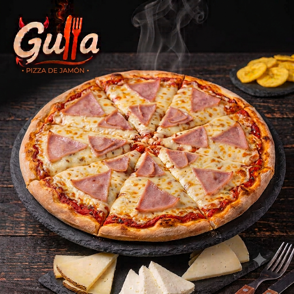 Pizza de jamon